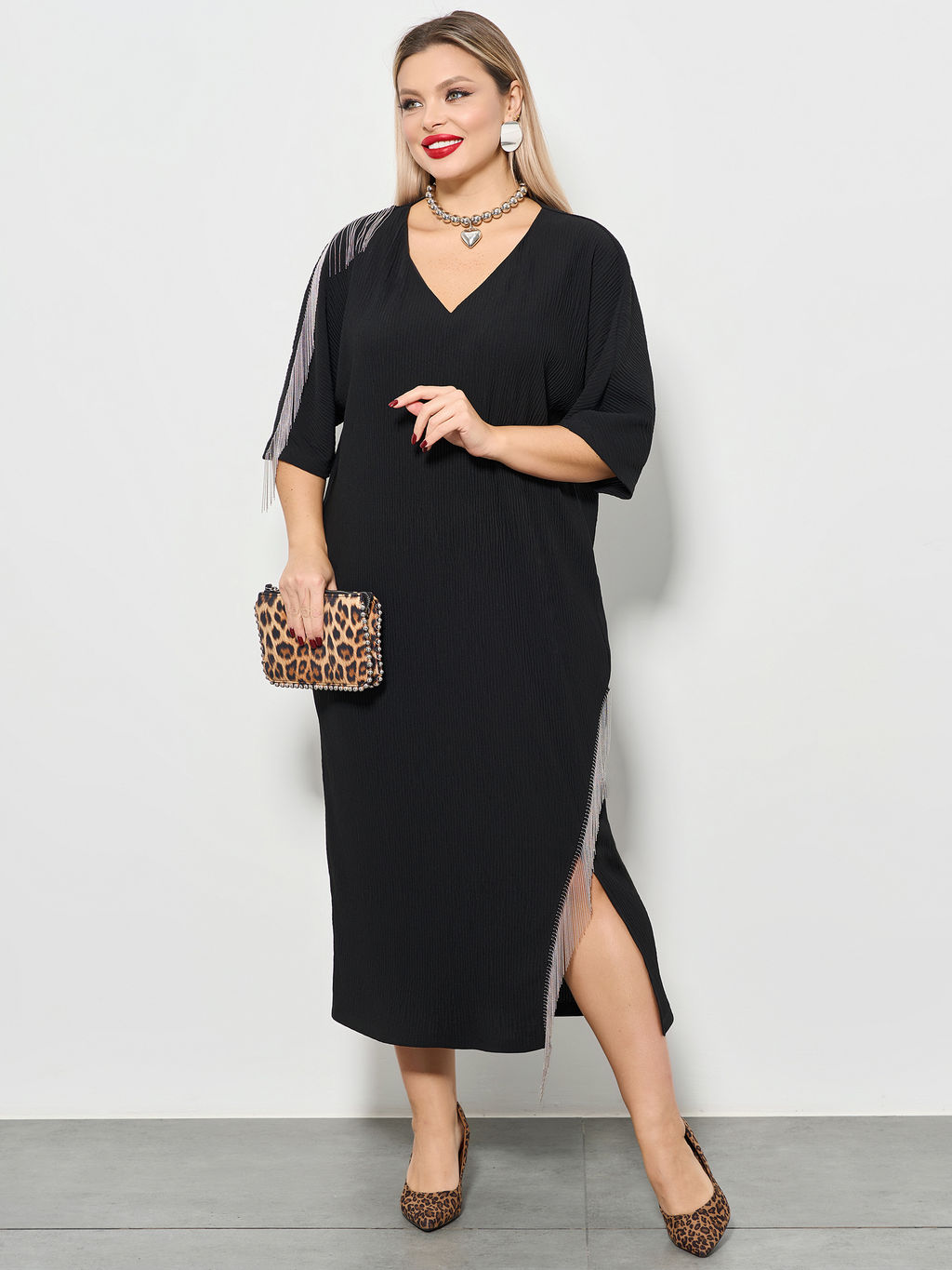 Платье 0349-1п тёмно-синий - Dora фото 66