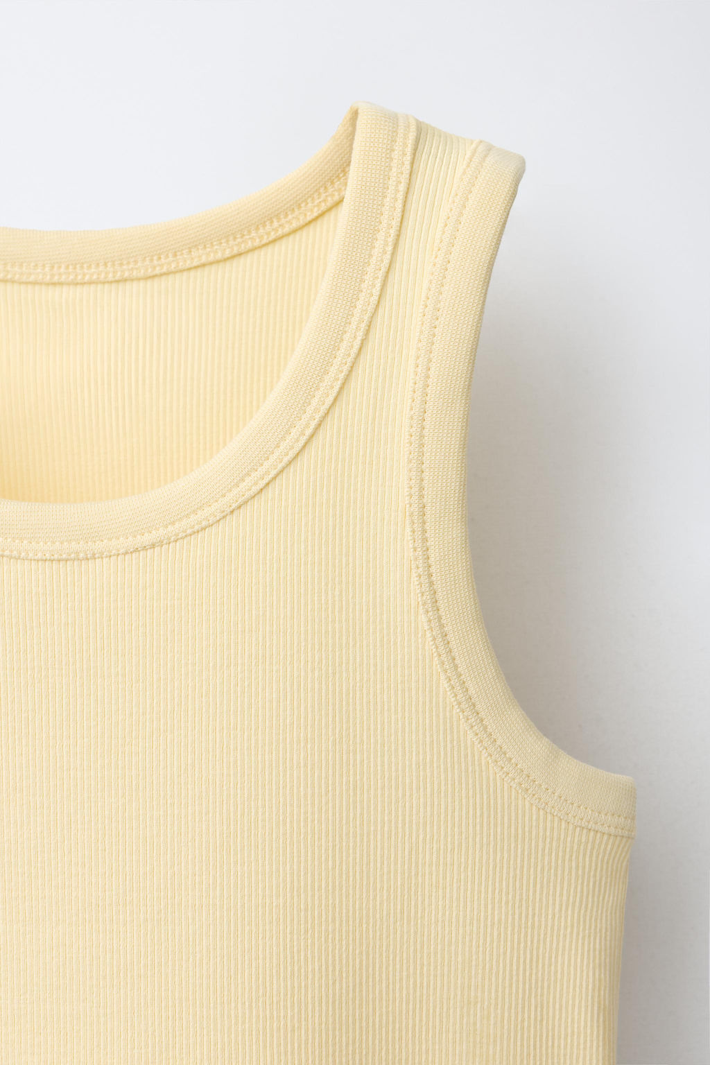 CAMISETA RIB NADADORA / Amarillo - Zara фото 3