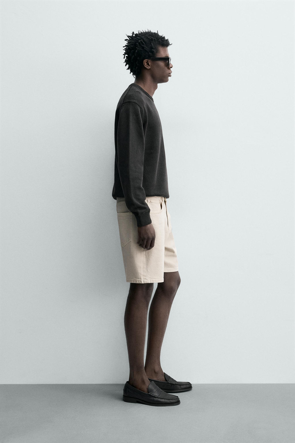 BERMUDA DENIM REGULAR FIT / Crudo - Zara фото 4