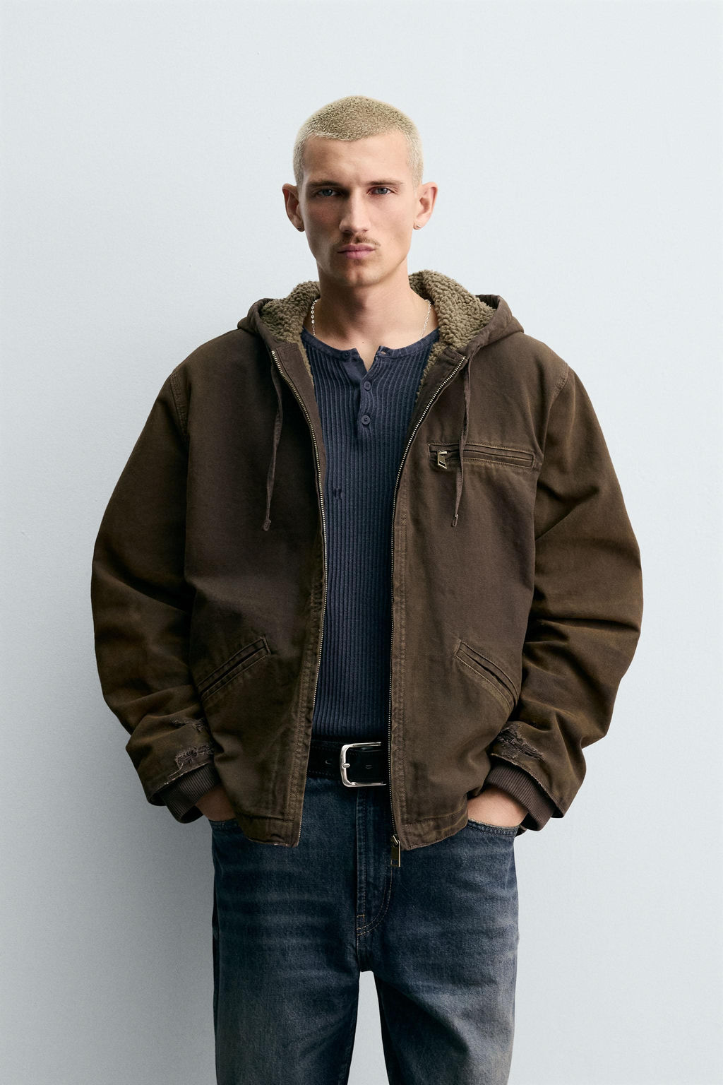 VINTAGE WASHED JACKET - Zara фото 2