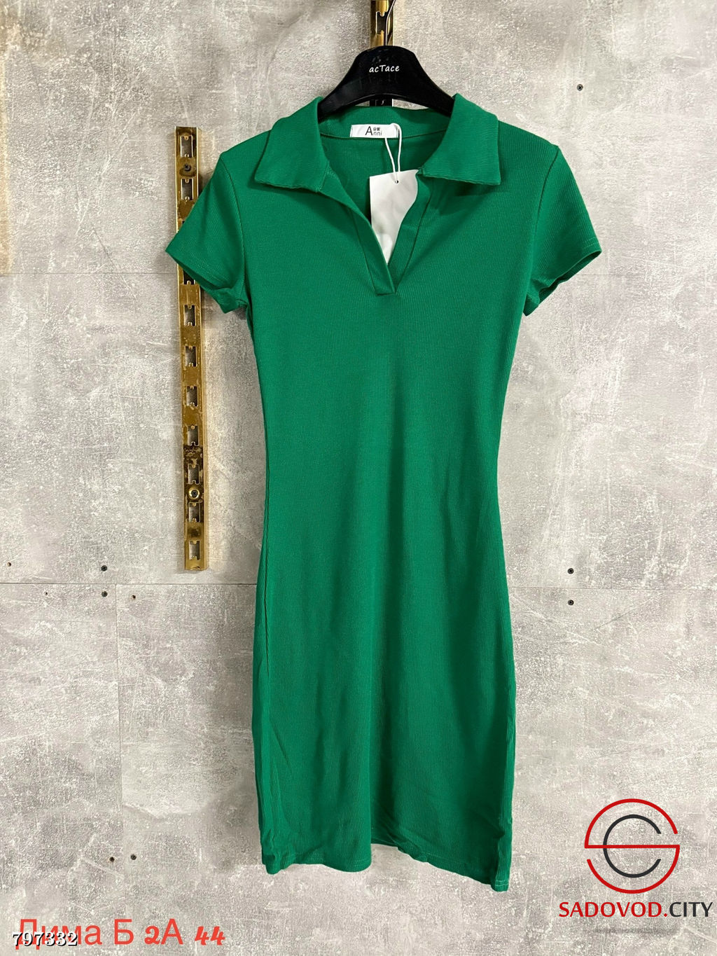 платье женское поло мини - Bruno фото 3