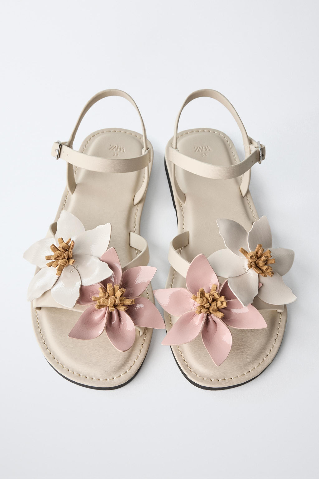 3D FLOWER SANDALS - Zara фото 4