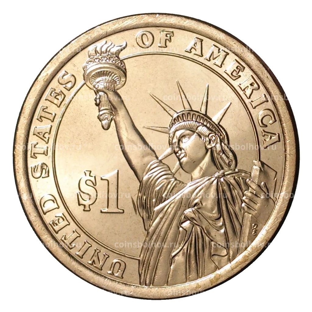 1 доллар 2011 года P Эндрю Джонсон 17-й президент США