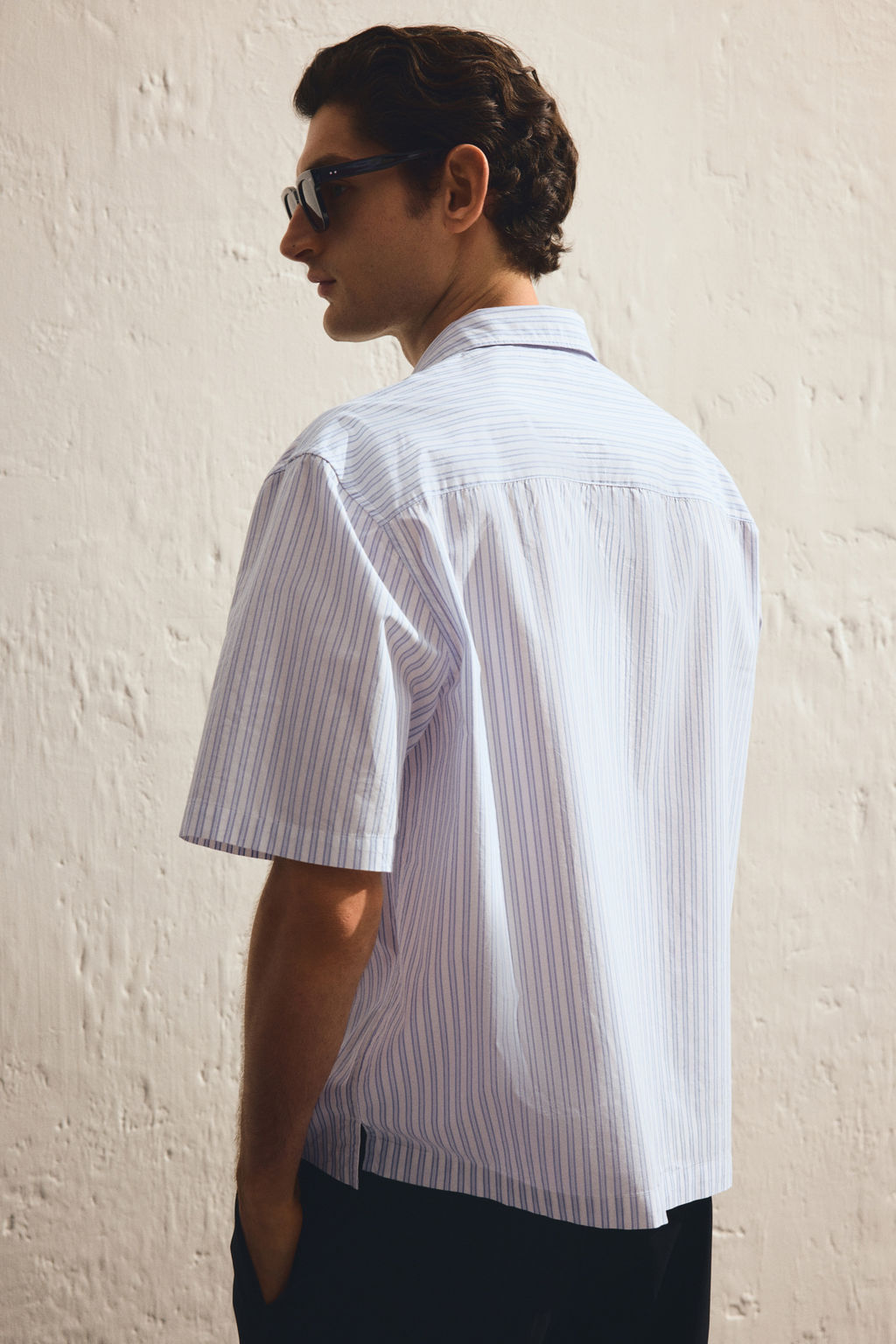 Camisa de popelina estilo boxy Regular Fit - H&m фото 5