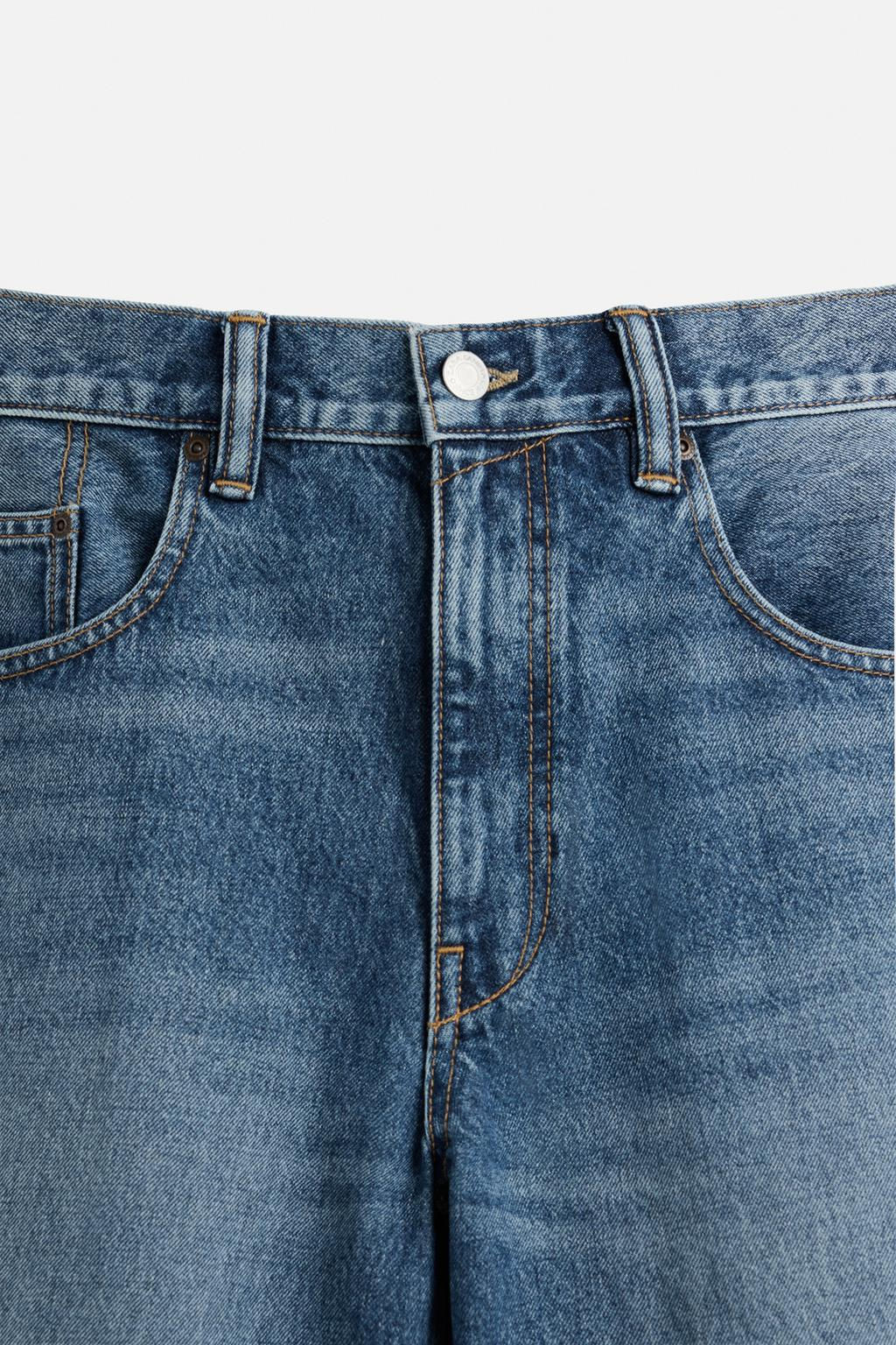 BAGGY FIT DENIM BERMUDA SHORTS - Zara фото 9