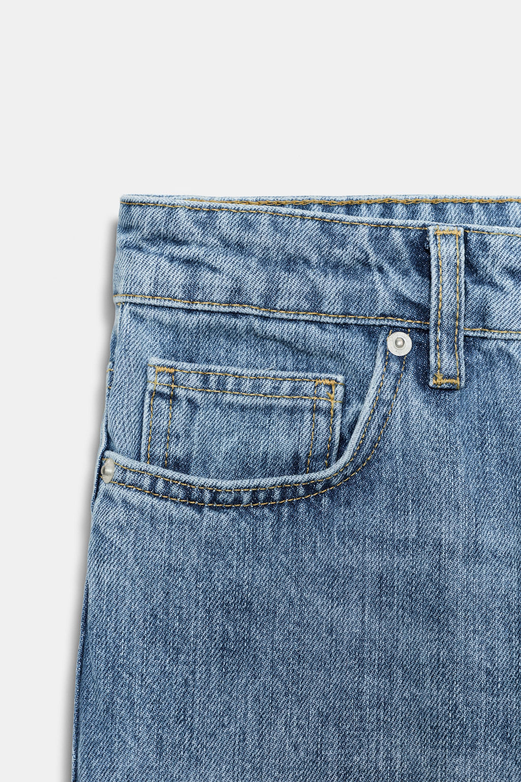 JEANS ZW COLLECTION CAPRI TIRO MEDIO / Azul - Zara фото 7