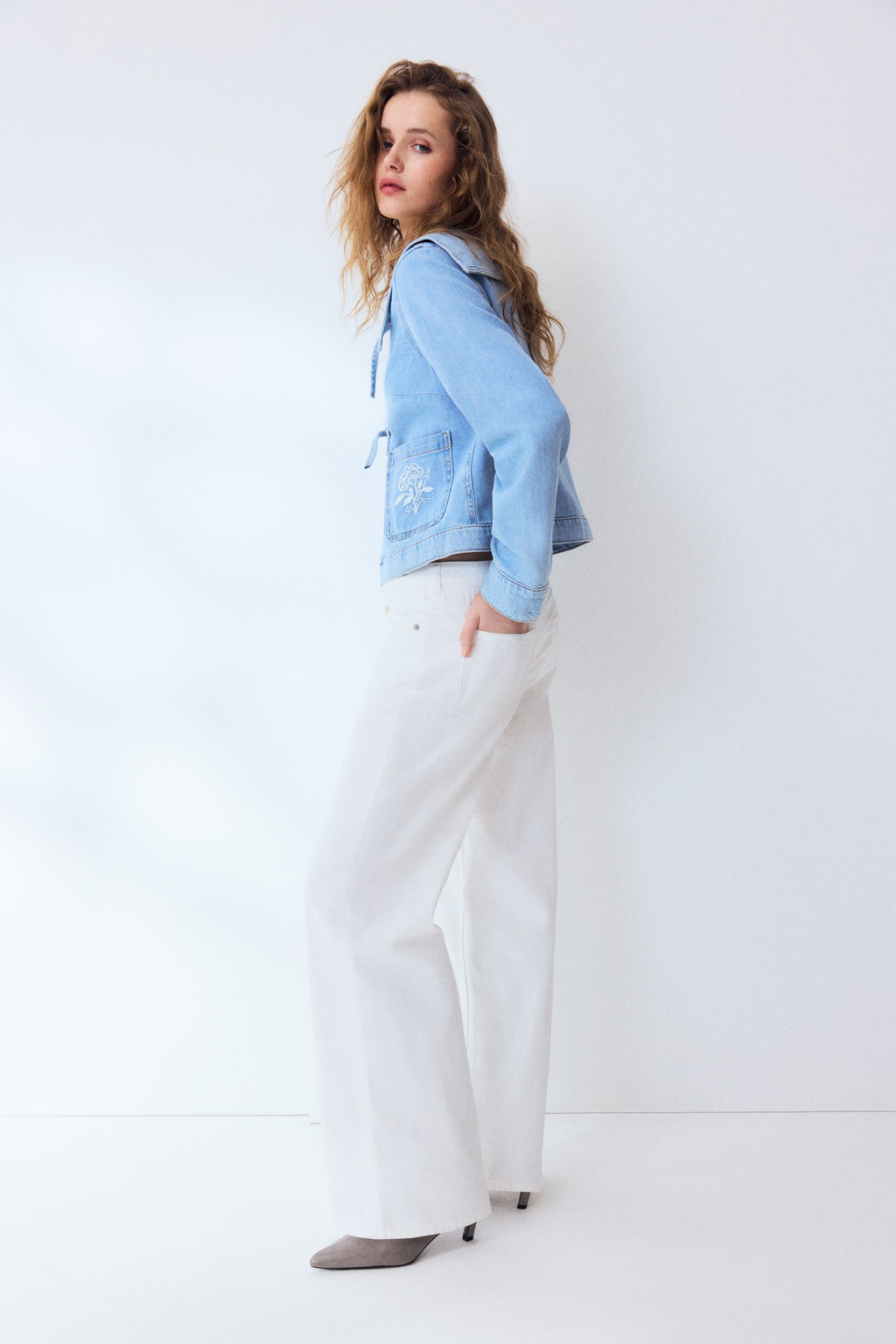 Baggy Regular Waist Jeans - H&m фото 8