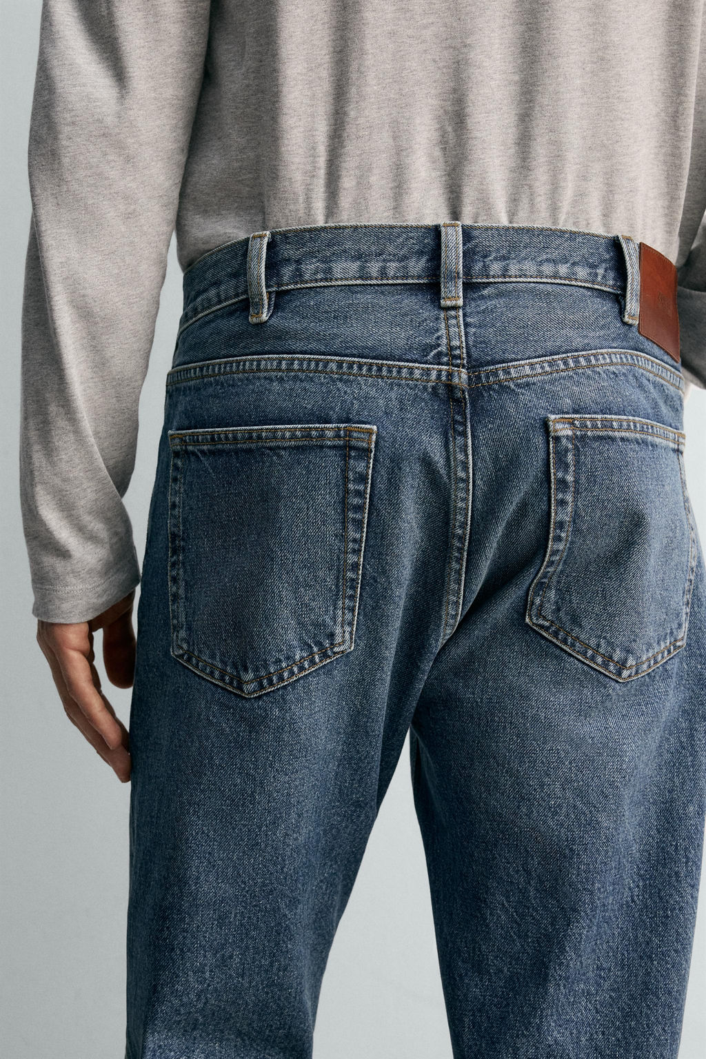 JEANS STRAIGHT BOOTCUT FIT LIMITED EDITION / Azul / Verde - Zara фото 7