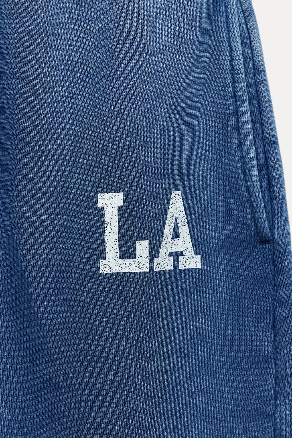 VARSITY WASHED EFFECT JOGGERS - Zara фото 8