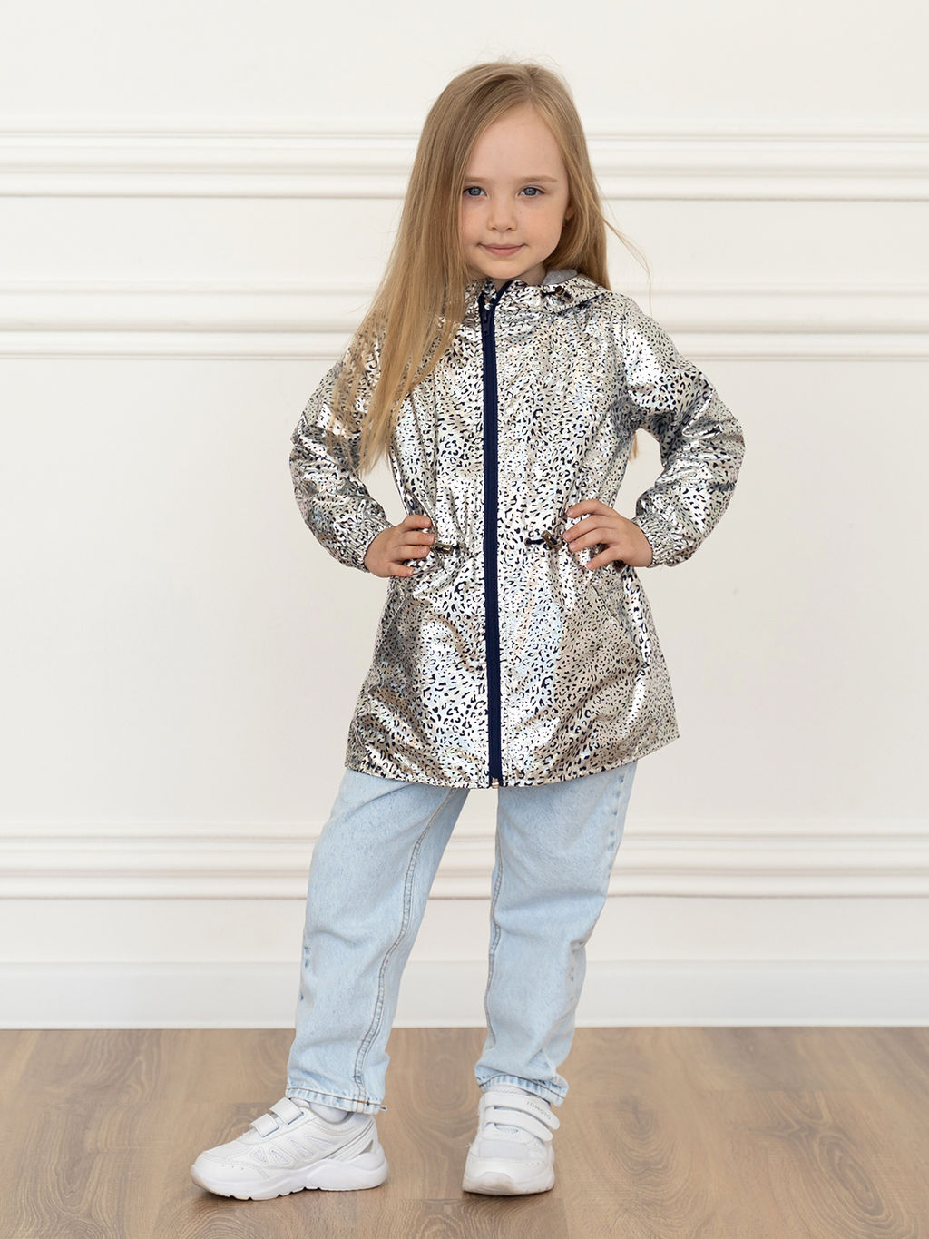 Ветровка для девочки леопард