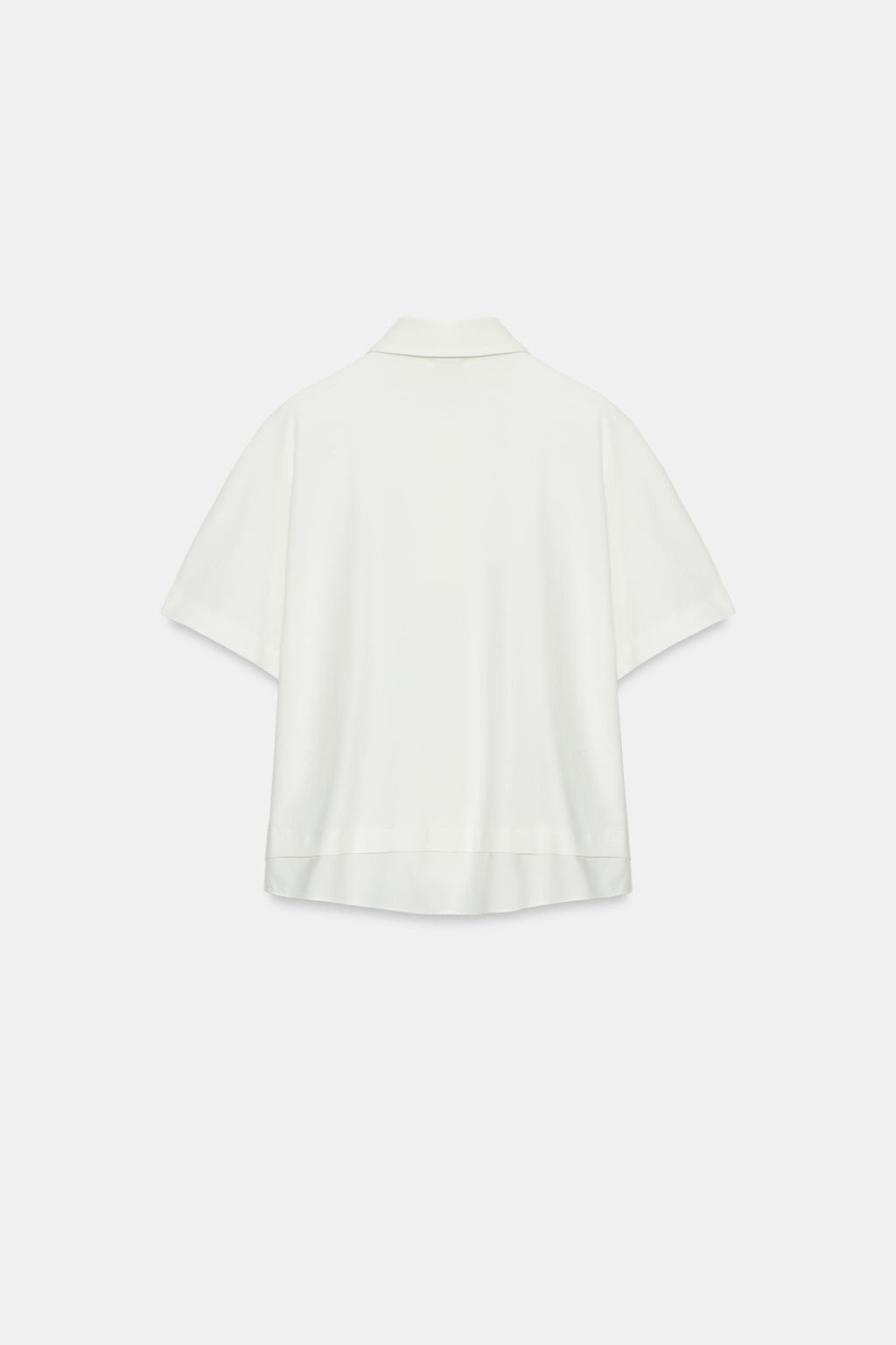 CAMISETA COMBINADA ALGOD?N / Blanco - Zara фото 9