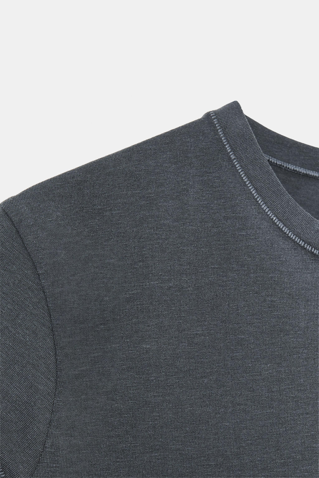 SLIM FIT SHORT SLEEVE T-SHIRT - Zara фото 38