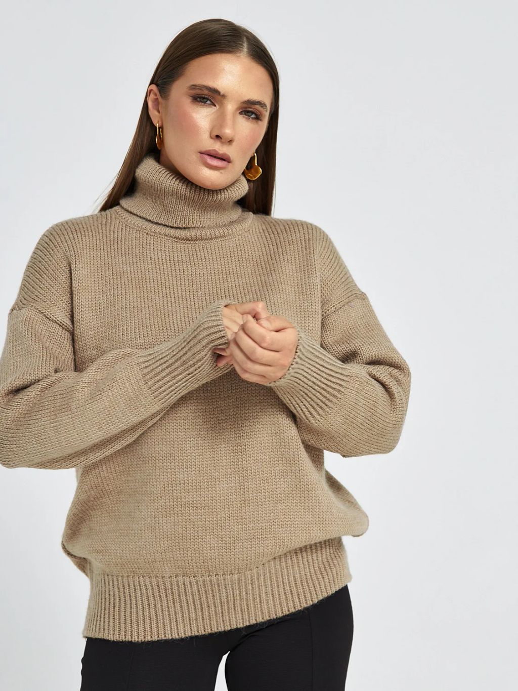 JETTY Джемпер вязаный свитер с горлом  фото 2