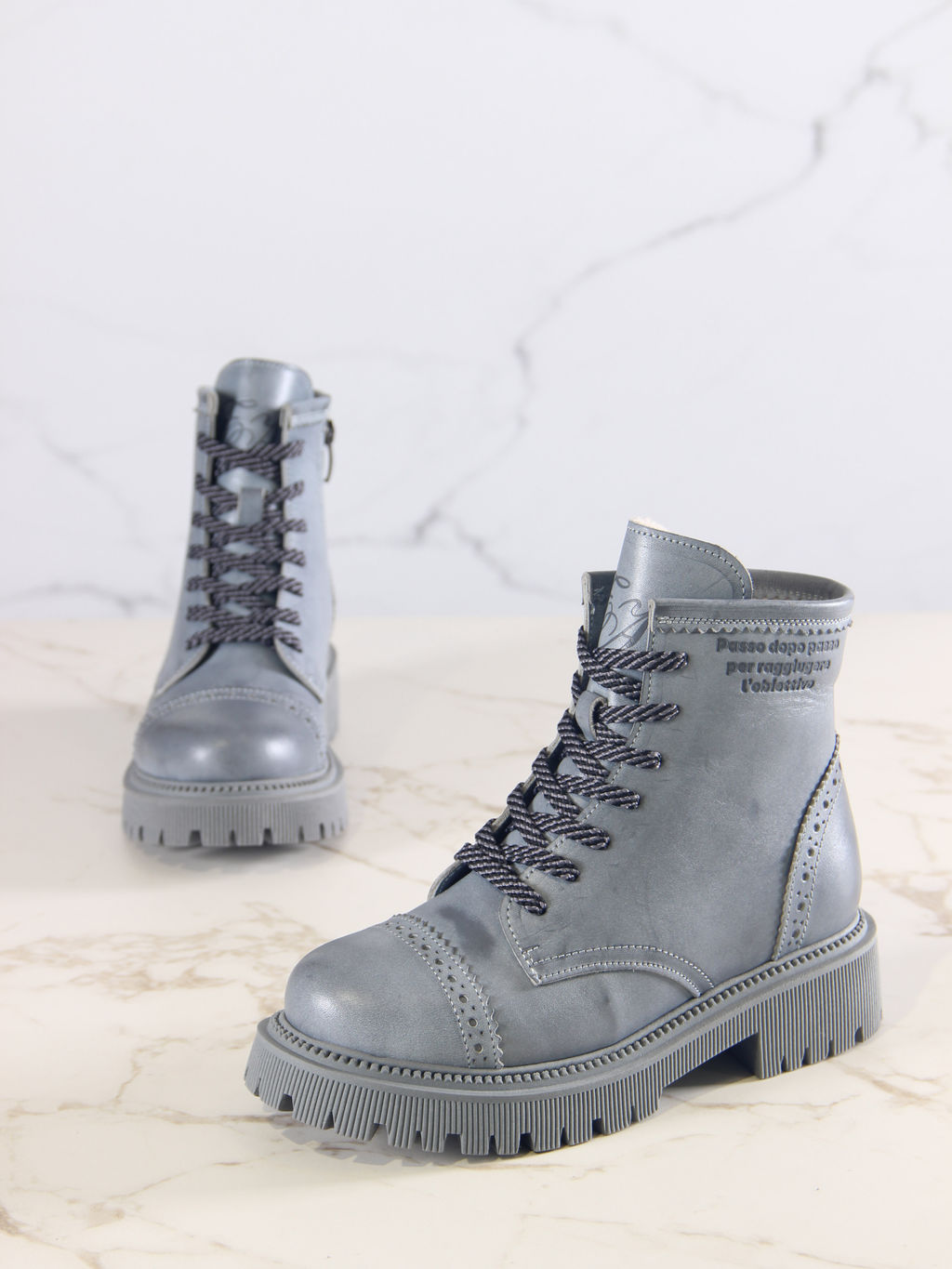 Ботинки EDART 319.taskana gr. Вакса серая/мех - Ed'art фото 22