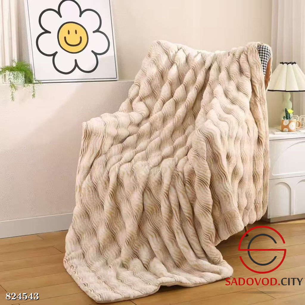 Плед на кровать в подарочной упаковке