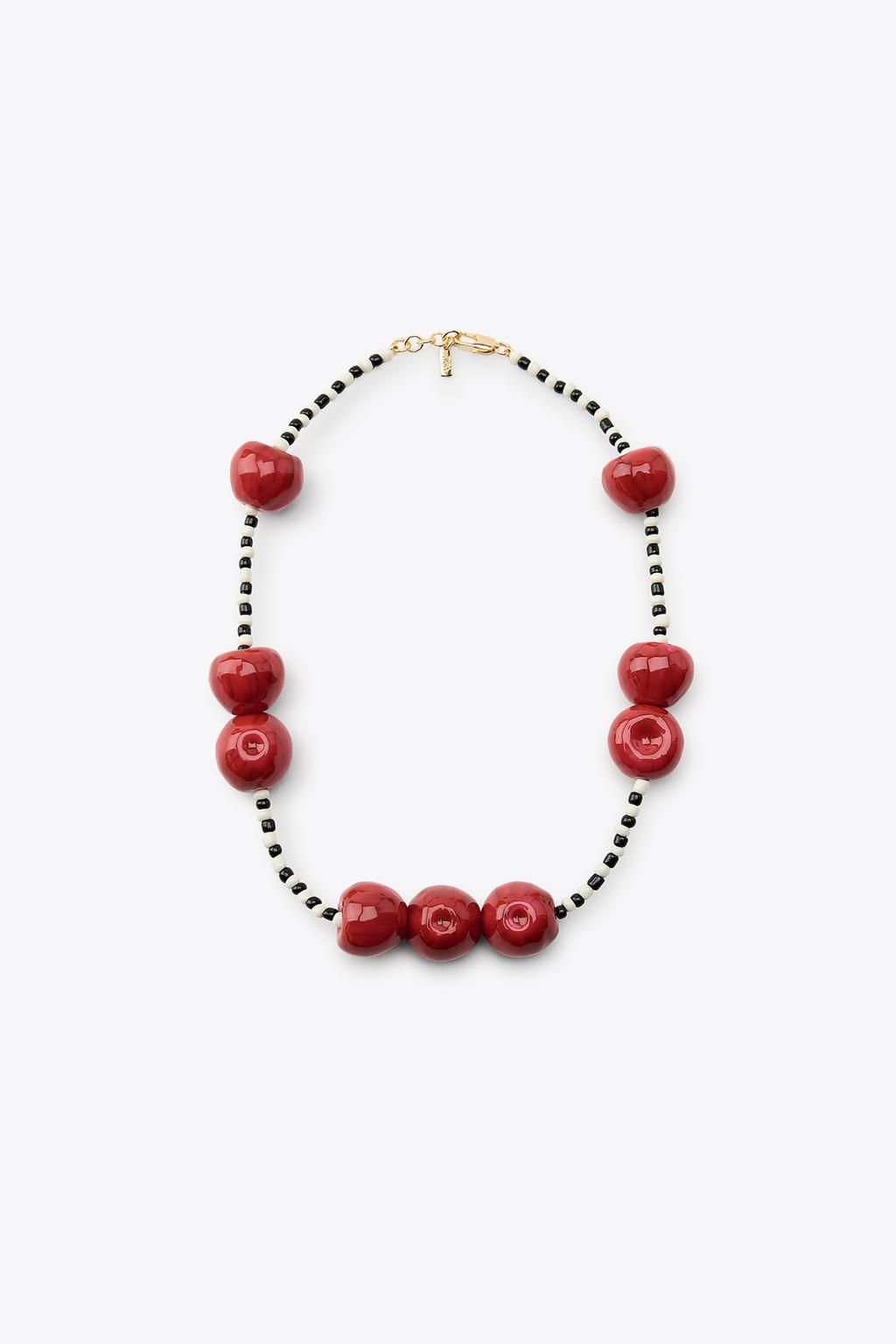 CHERRY BEAD NECKLACE - Zara фото 2