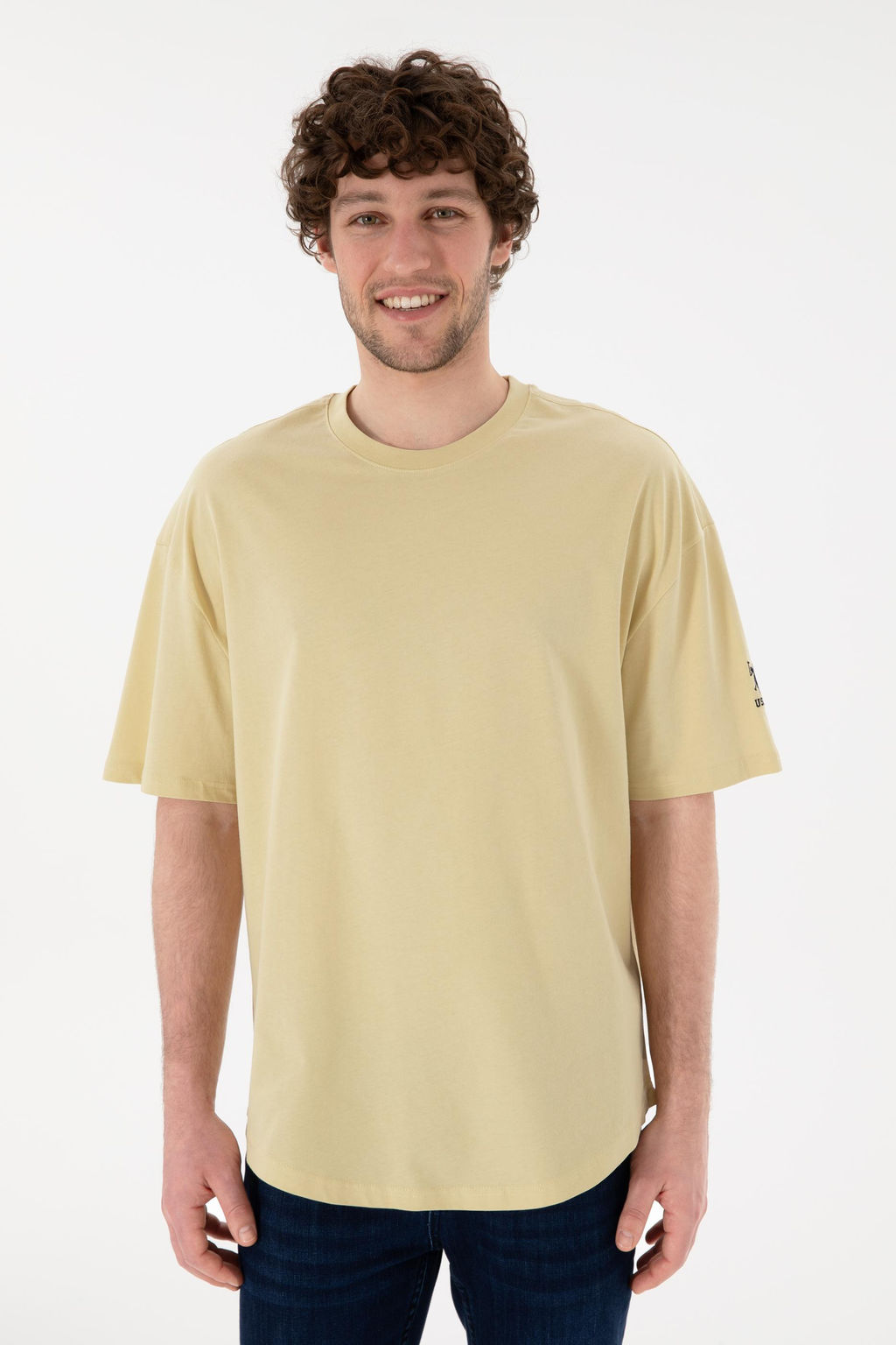 Erkek A__k Haki Basic Ti__rt Sepette S_rpriz _ndirim - U.s. polo assn фото 4