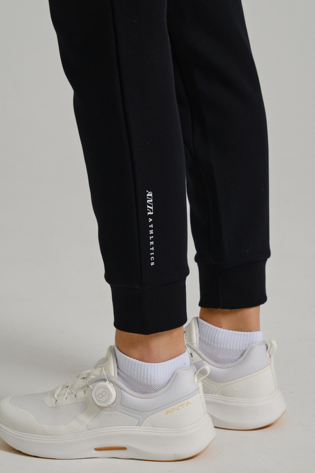 Брюки трикотажные удлиненные Черный