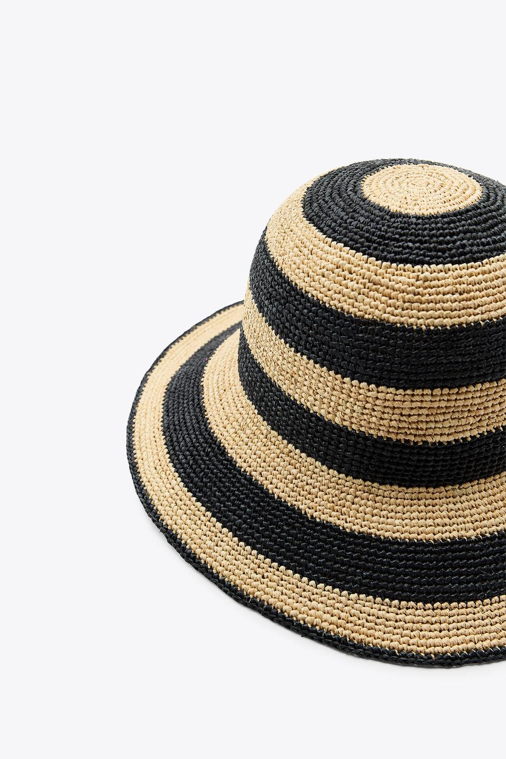 STRIPED BUCKET HAT - Zara фото 3
