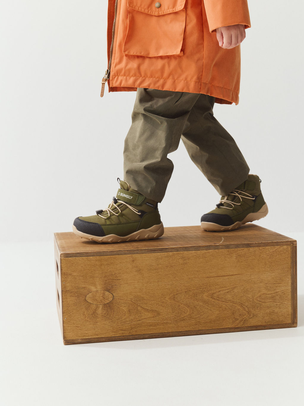 Ботинки демисезонные Хаки - Bungly фото 3