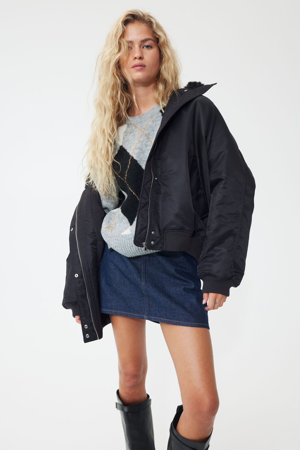 Cazadora bomber oversize - H&m фото 4