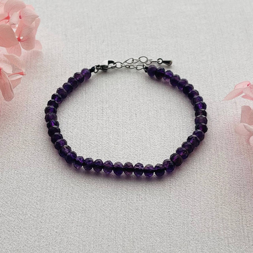 Браслет из Аметиста огранка