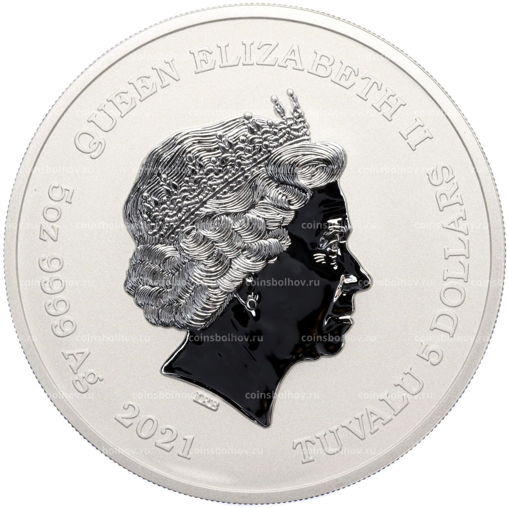5 долларов 2021 года Тувалу Боги Олимпа Аид