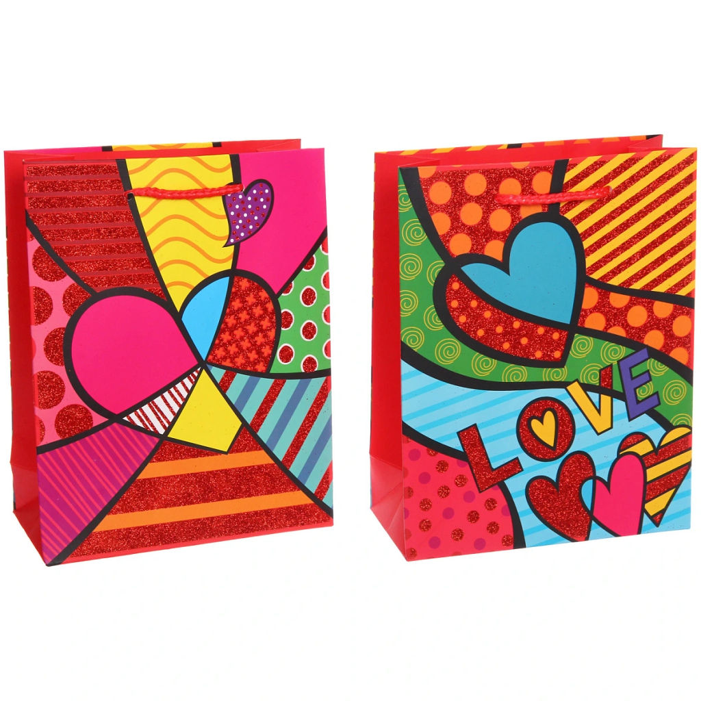 Пакет подарочный "LOVE" 18*23*8 см