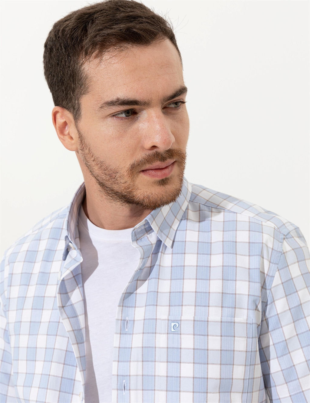 A__k Mavi Regular Fit K_sa Kollu G_mlek - Pierre cardin фото 2