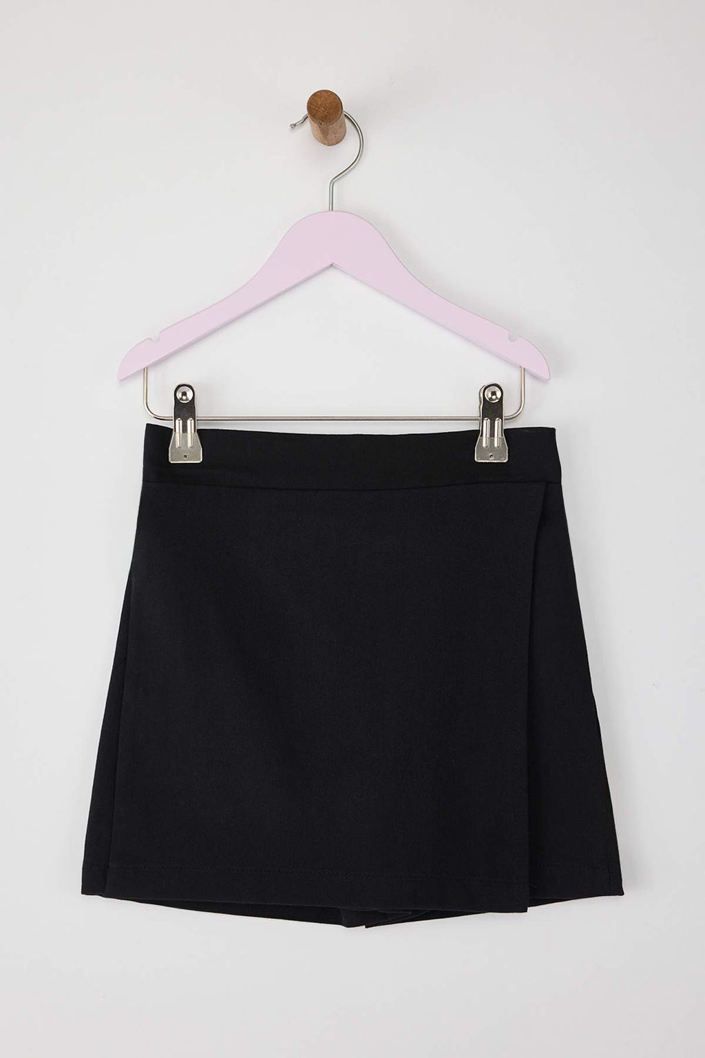 Lacivert Pamuklu Regular/Normal Kal?p Orme Gabardin K?z Cocuk Okul Sort Etek TKDAW25ET00001 - Trendyolmilla фото 22