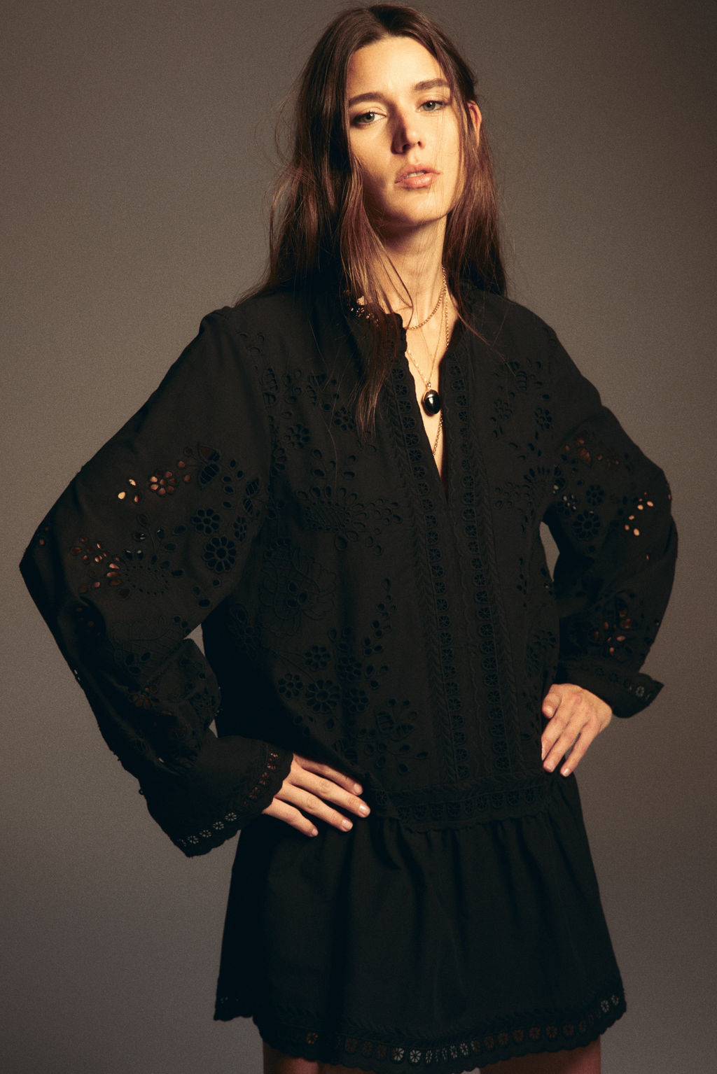 Vestido con bordado ingl?s - H&m фото 5