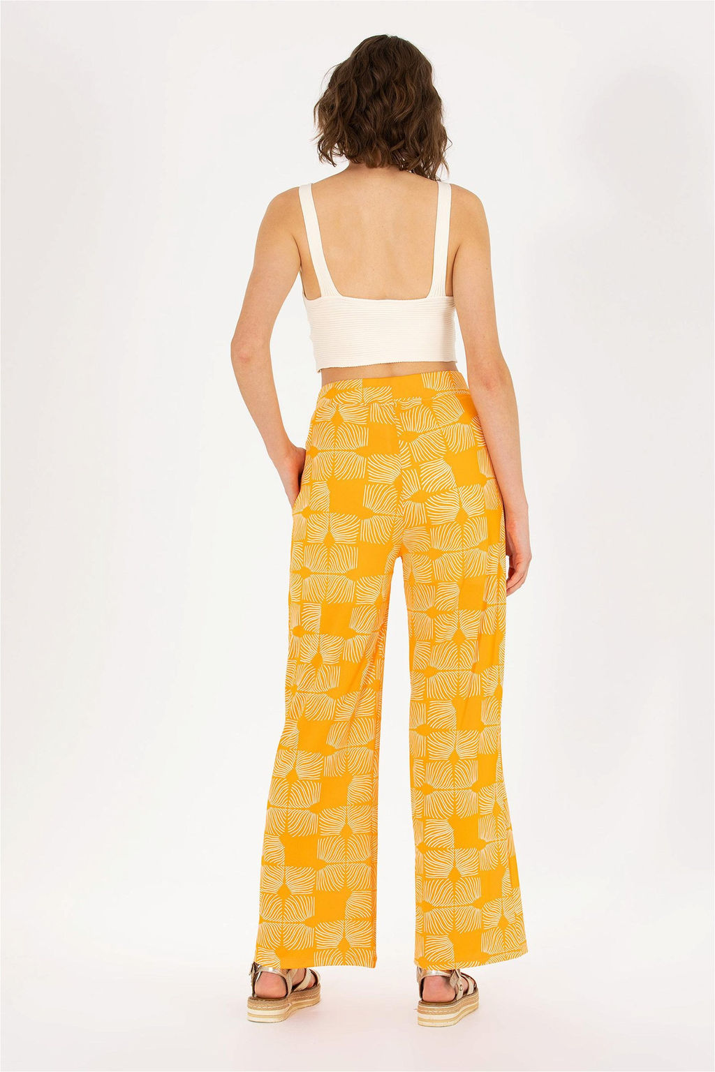 Женские оранжевые вязаные брюки Неожиданная скидка в корзине - U.s. polo assn фото 4