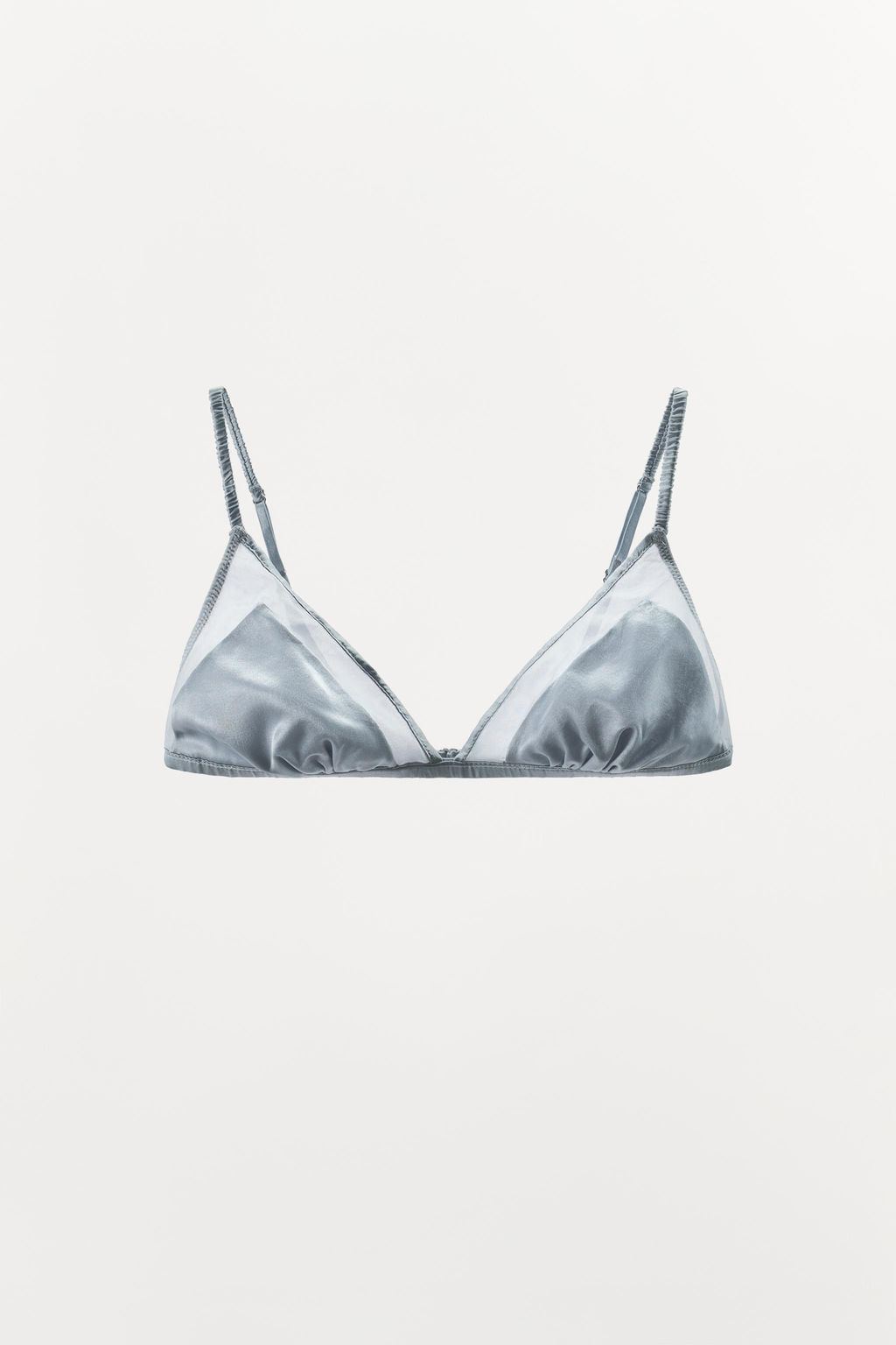 SILK TRIANGLE BRALETTE - Zara фото 4