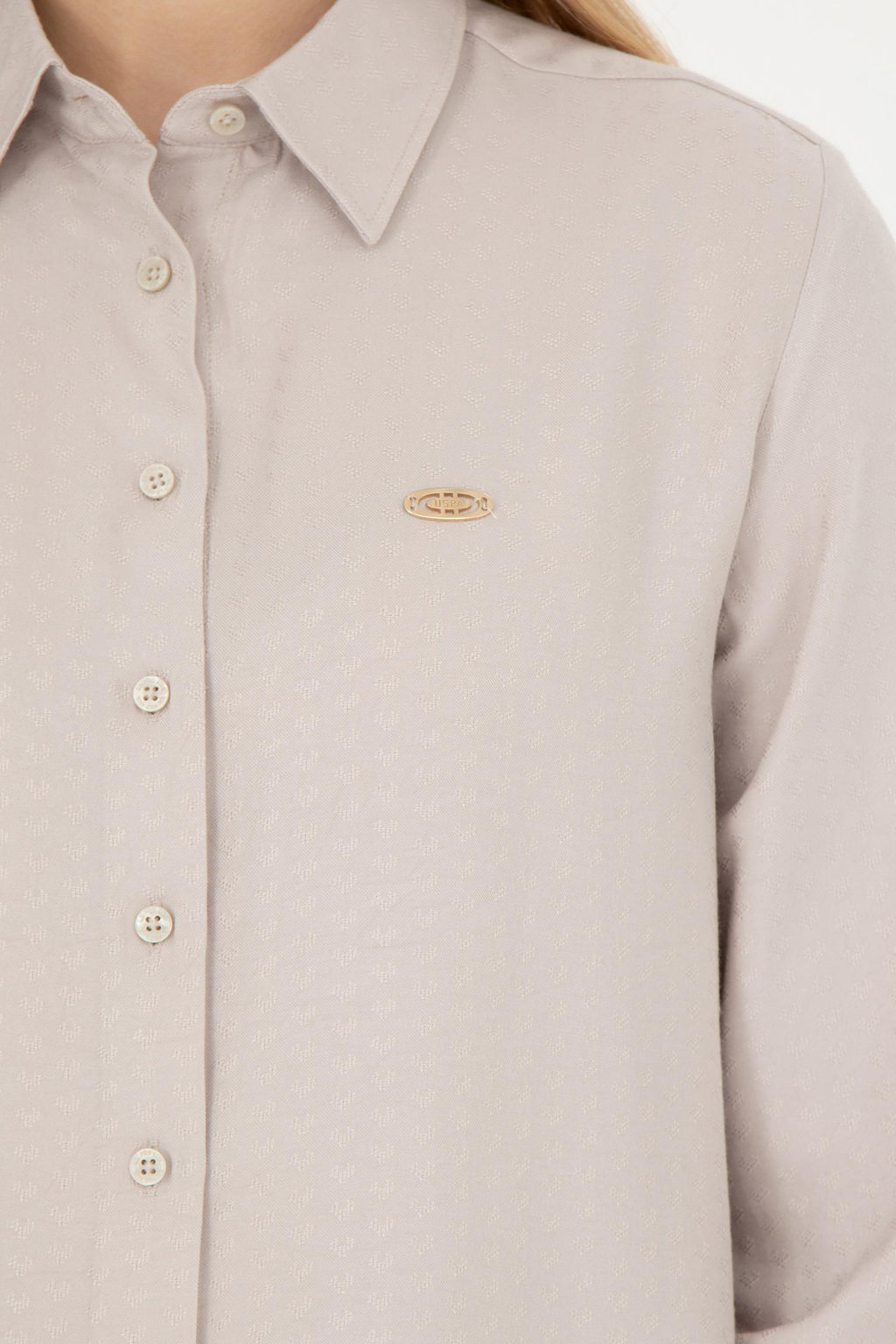 Женская рубашка с длинным рукавом Stone Неожиданная скидка в корзине - U.s. polo assn фото 14