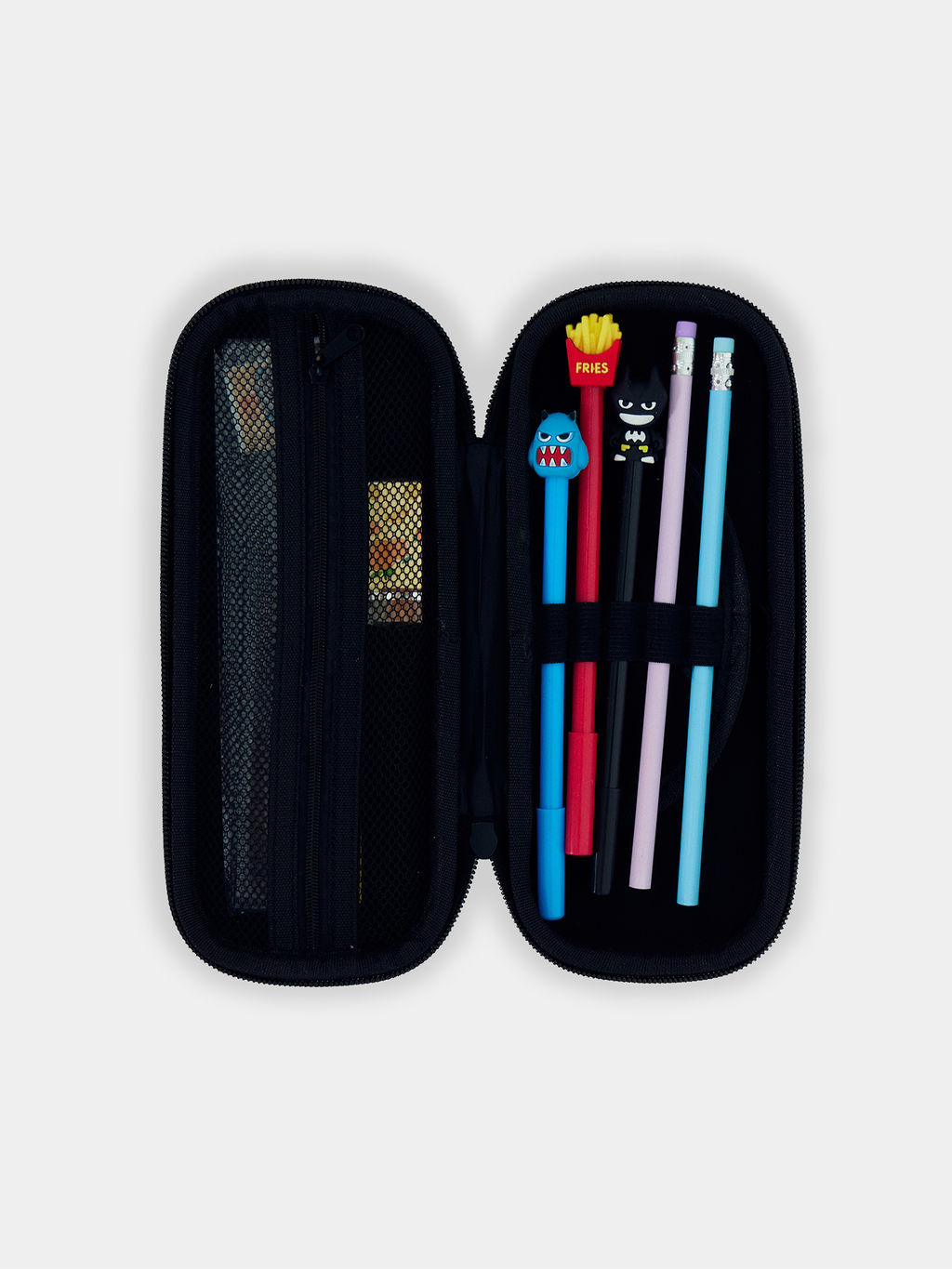 Футляр-пенал школьный в черном цвете с космическим принтом - Mark formelle фото 4