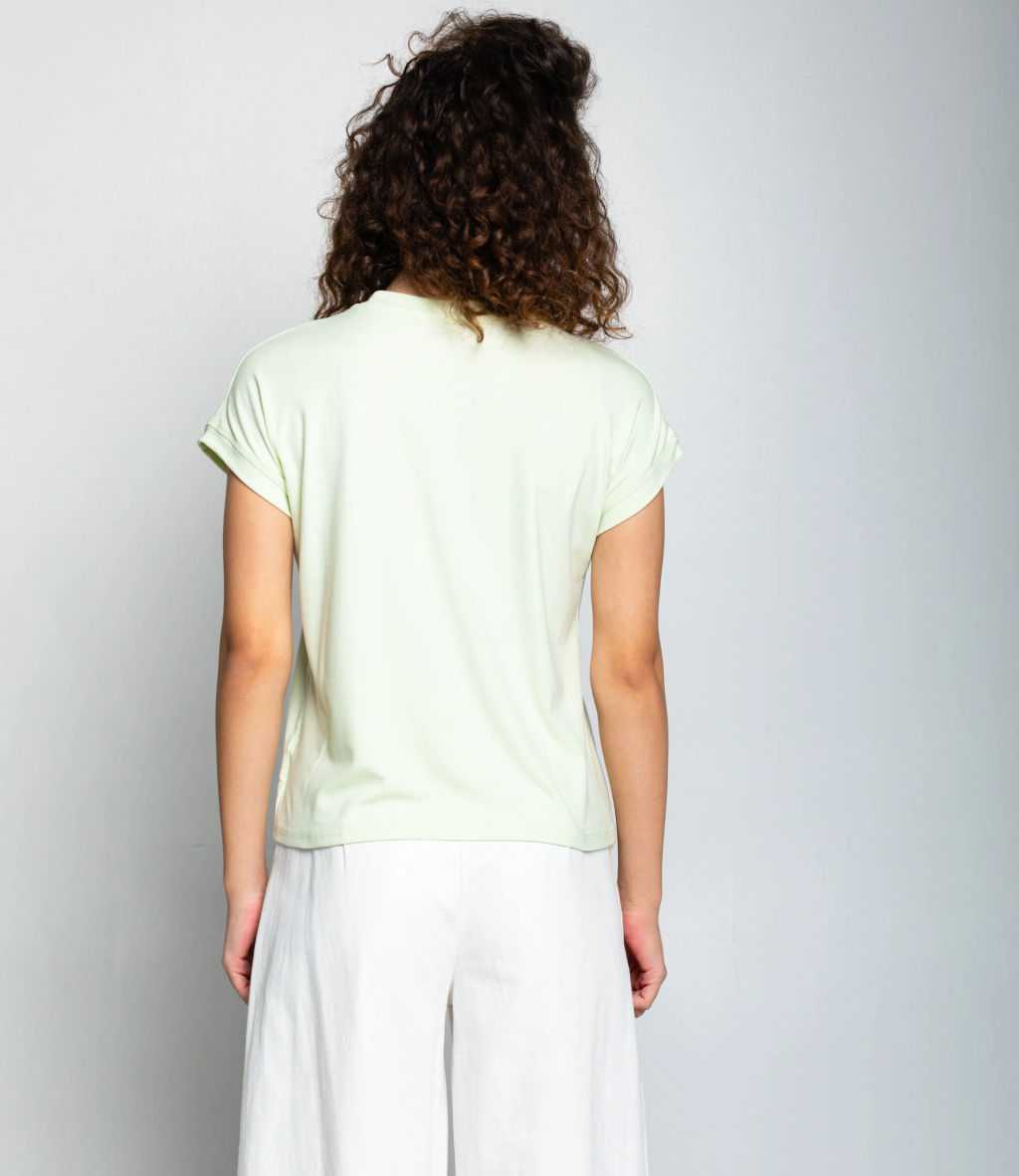 Футболка #КТ1016 (1)-1, зелёный чай