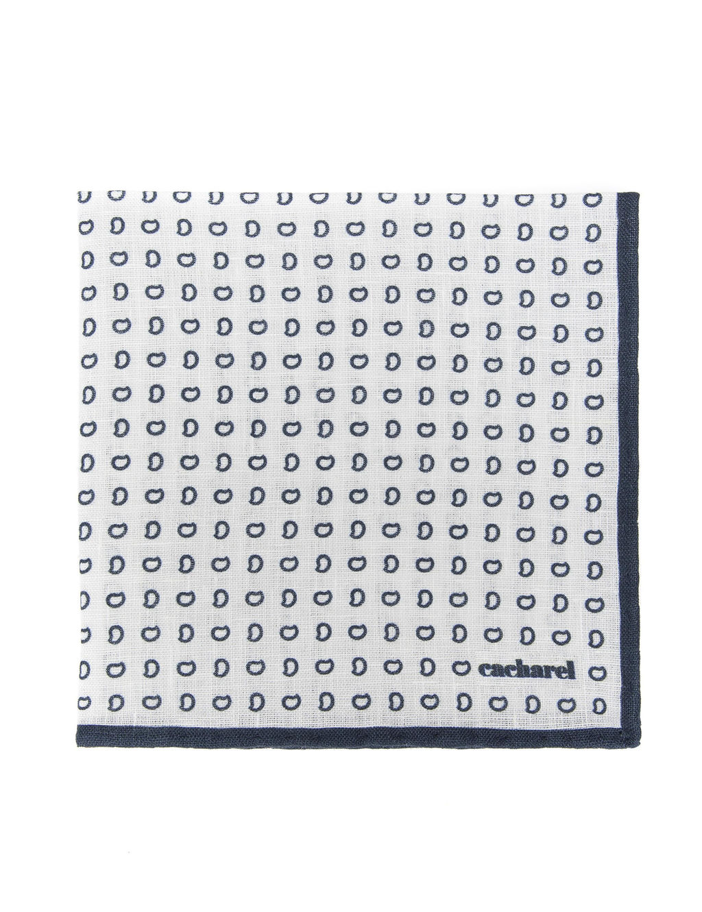 Темно-синий льняной платок - Cacharel фото 2