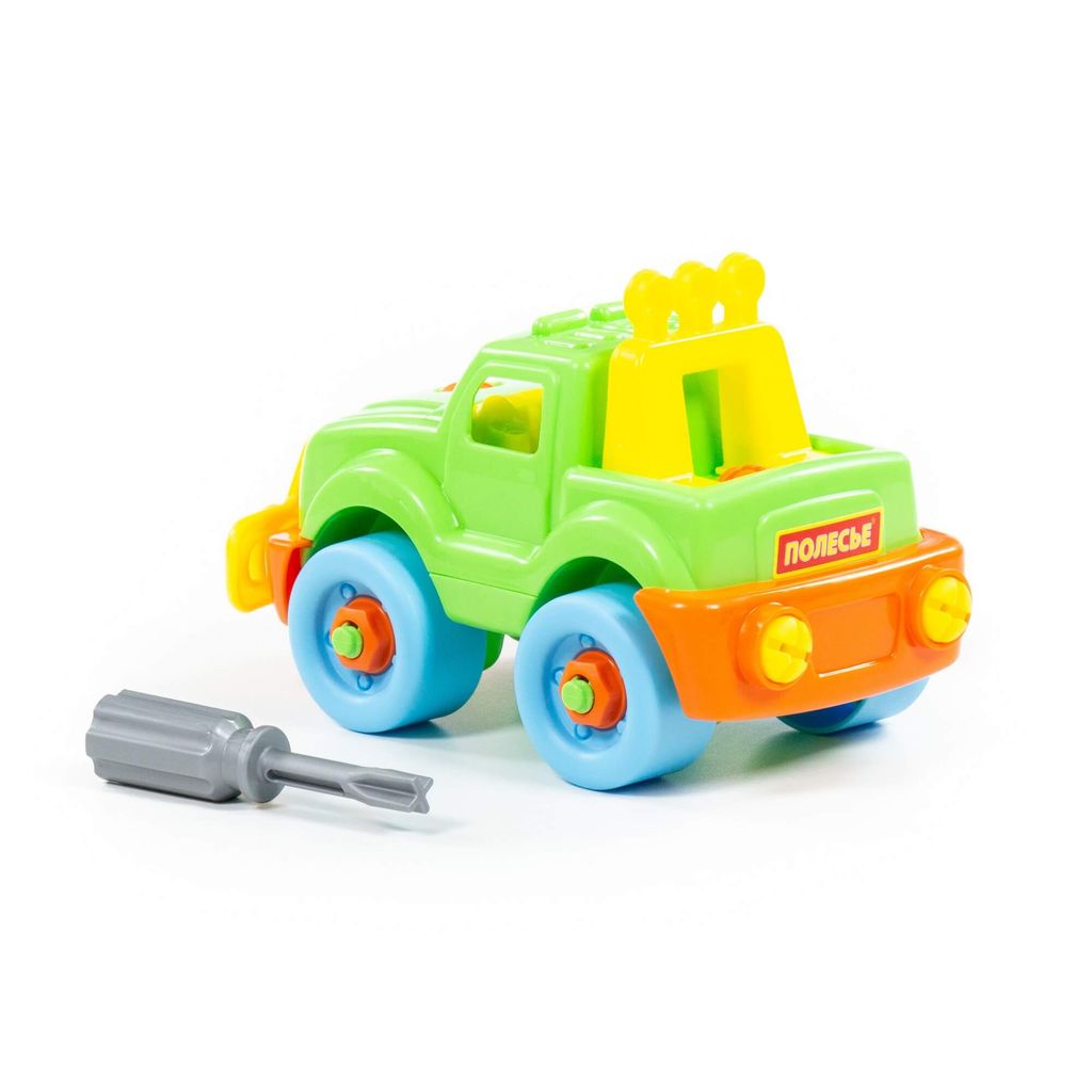 Конструктор-транспорт Джип (22 элемента) (в пакете) - Полесье фото 7