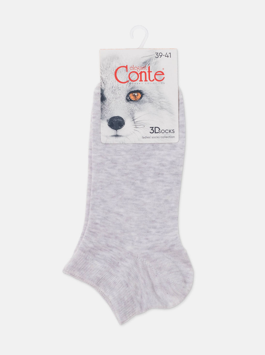 Цена за 2 пары .CONTE 3DSOCKS Носки женские (короткие) светло-серый - Conte elegant фото 15