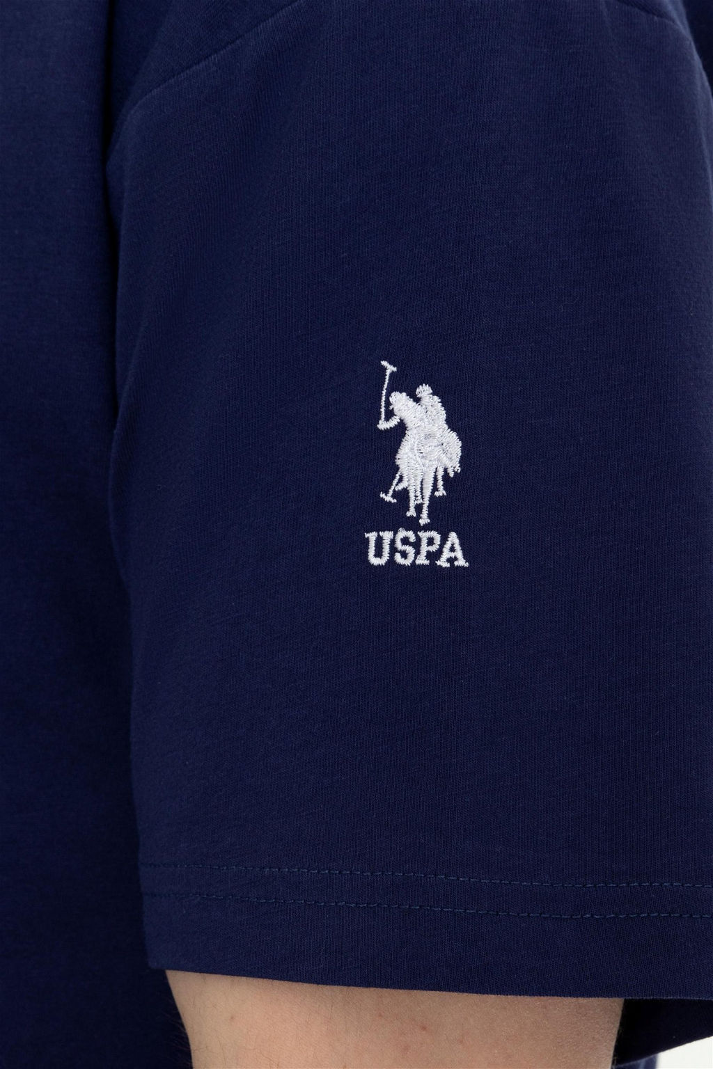Мужская темно-синяя футболка Неожиданная скидка в корзине - U.s. polo assn фото 7