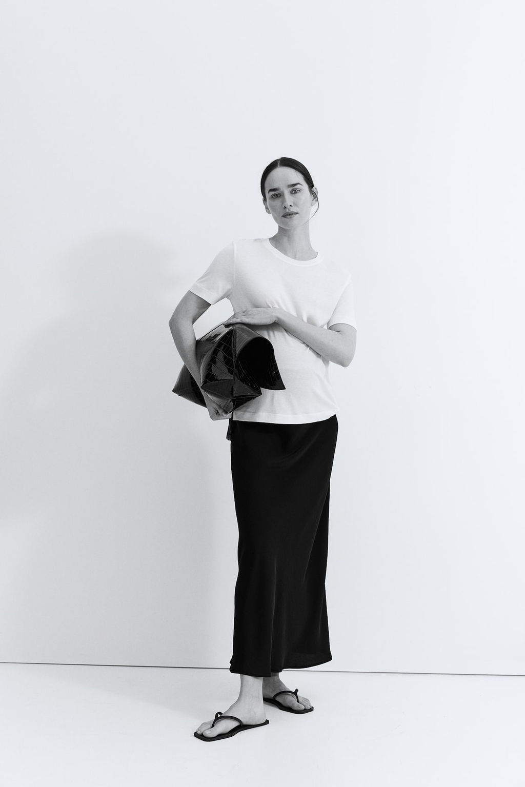 MAMA Falda de saten - H&m фото 3