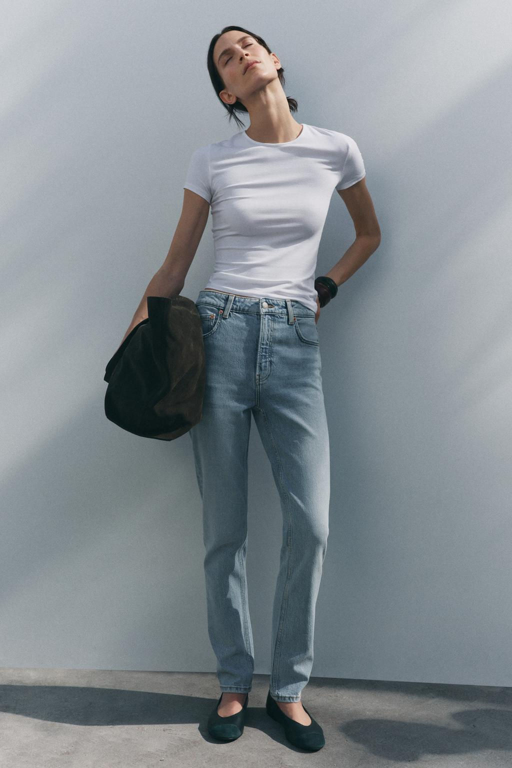 ZW COLLECTION SKINNY HIGH-WAIST JEANS - Zara фото 23