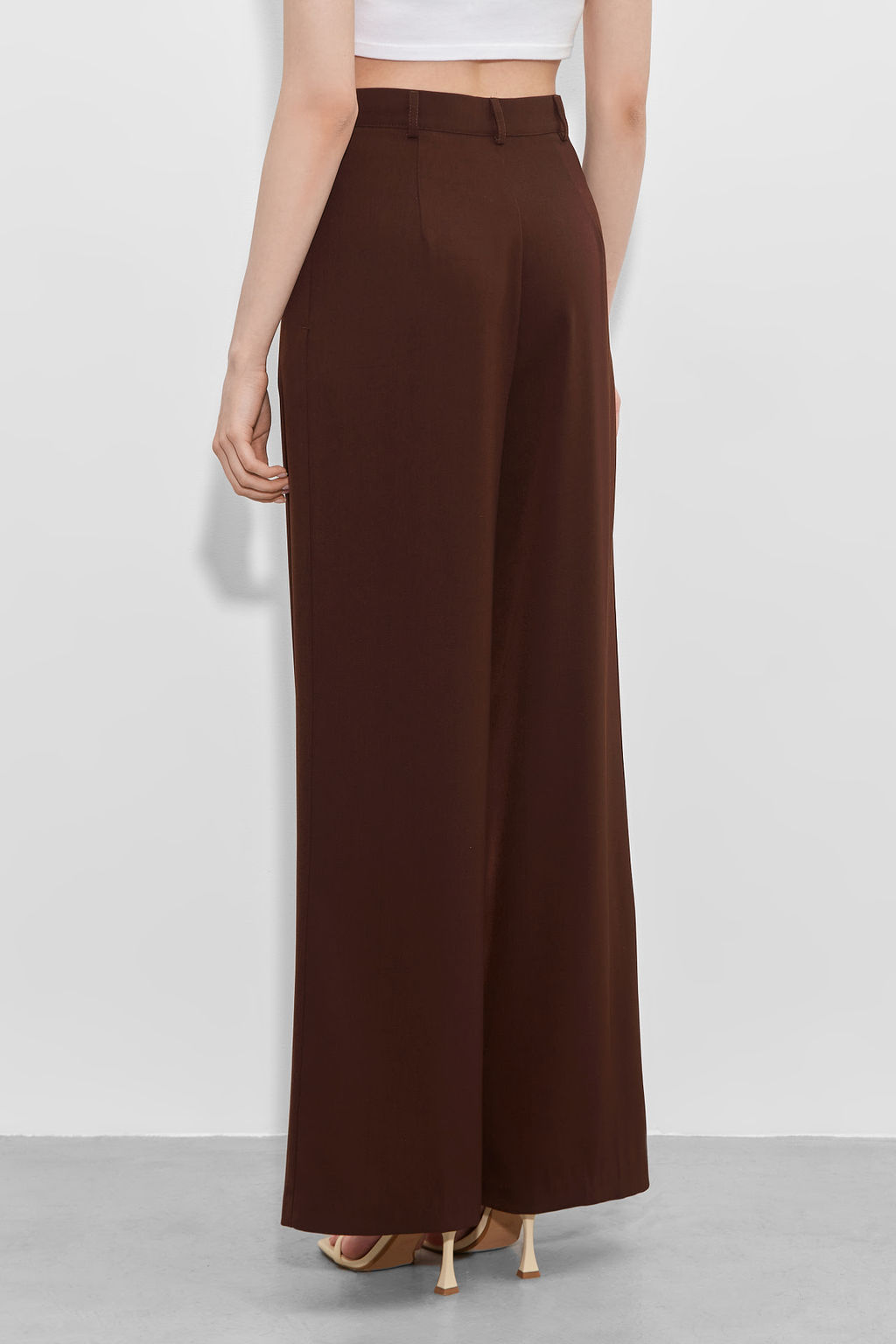 Брюки со складками и шлевками - Mollis фото 4