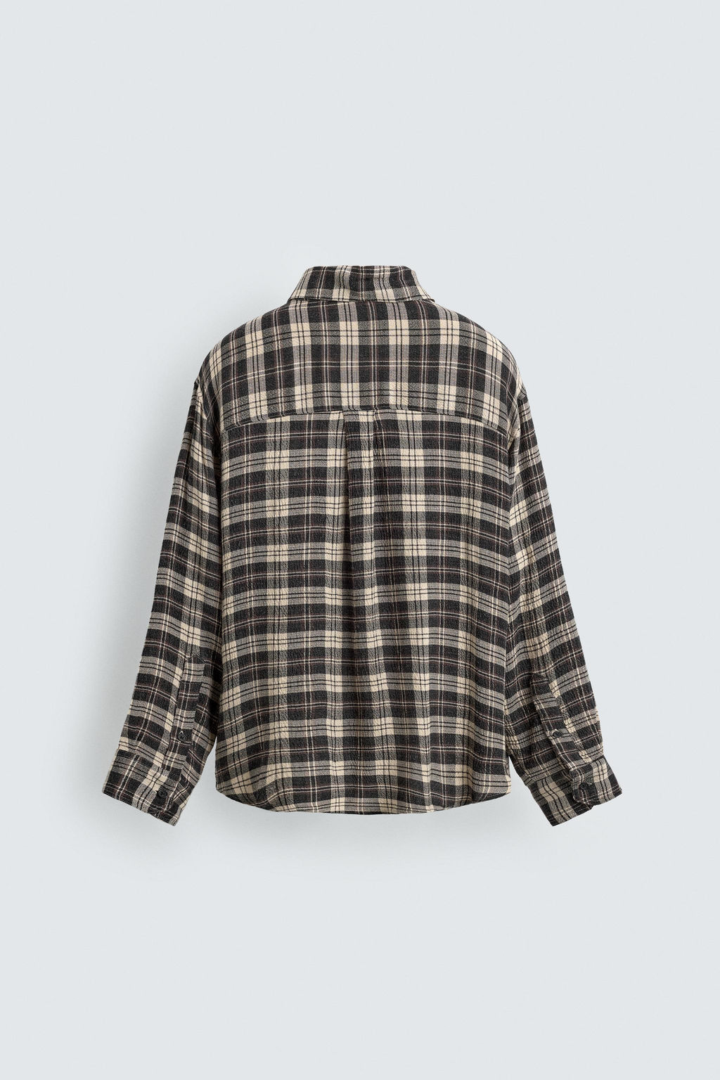 RELAXED FIT CHECK SHIRT - Zara фото 16
