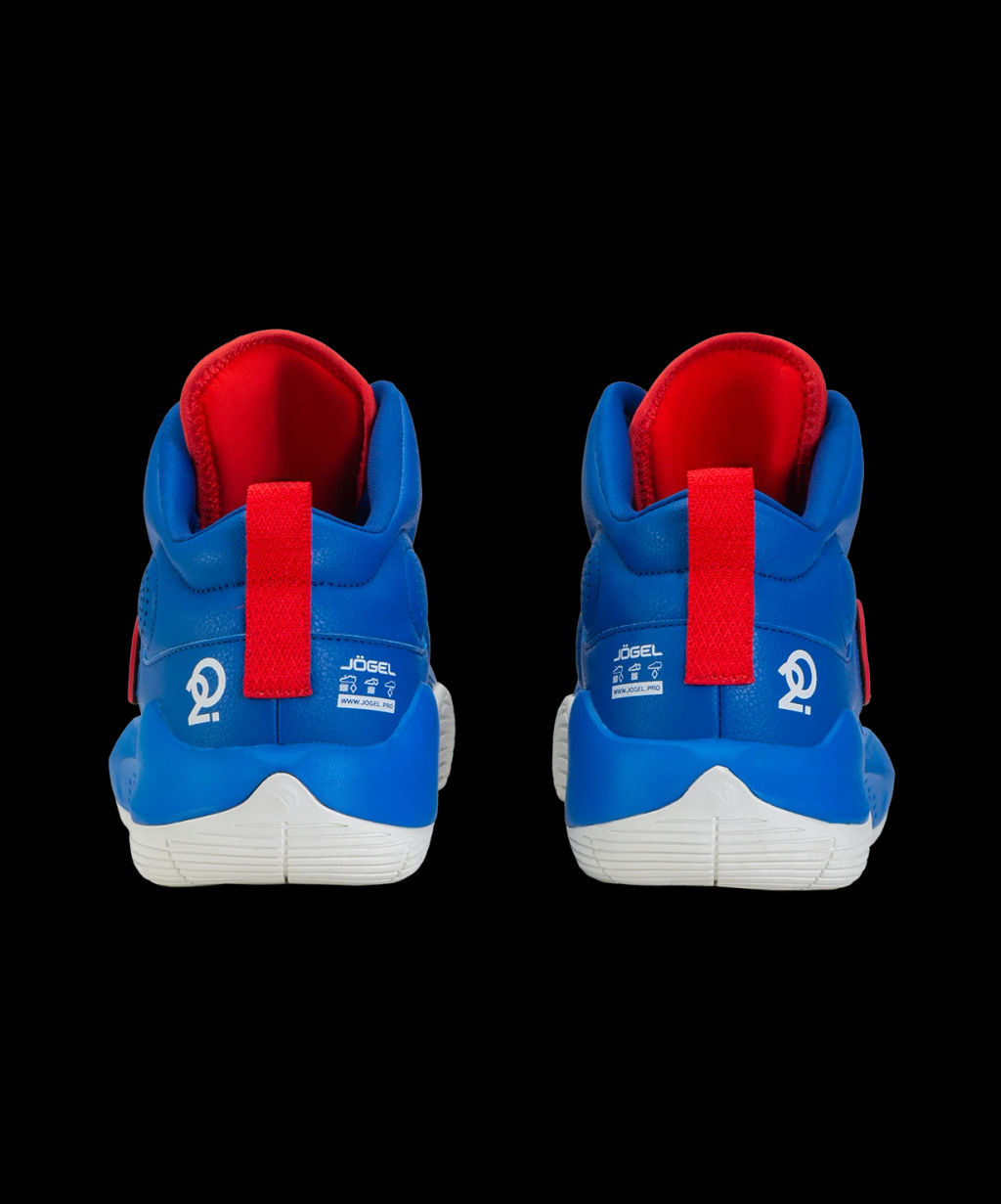 БЕЗ УПАКОВКИ Кроссовки баскетбольные JOGEL Launch MID, Blue/red/white