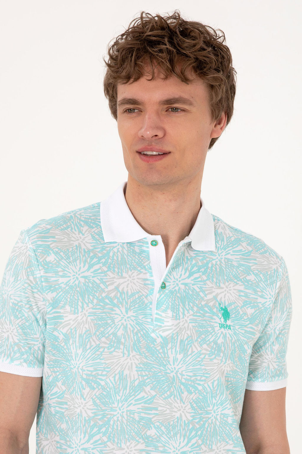 Erkek Regular Fit Polo Yaka Mint Ti__rt Sepette S_rpriz _ndirim - U.s. polo assn фото 2