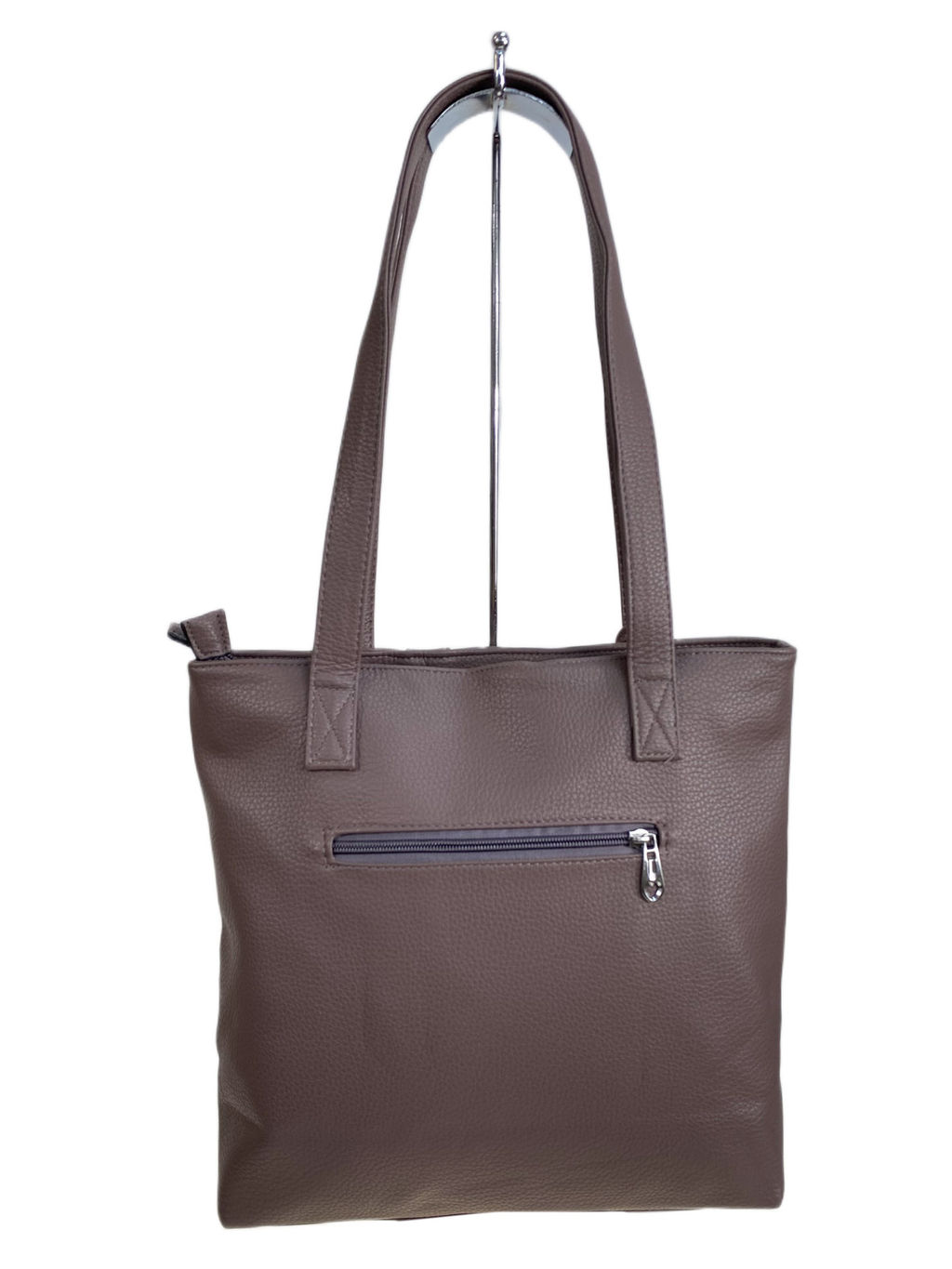 Женская сумка из искусственной кожи, цвет темная пудра - Greta фото 2