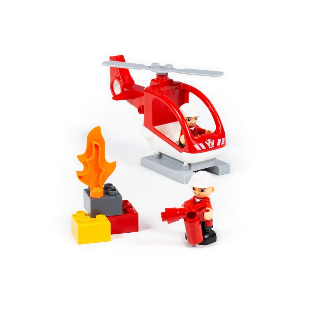 Конструктор Макси - Пожарная станция (64 элемента) (в коробке) - Полесье фото 6