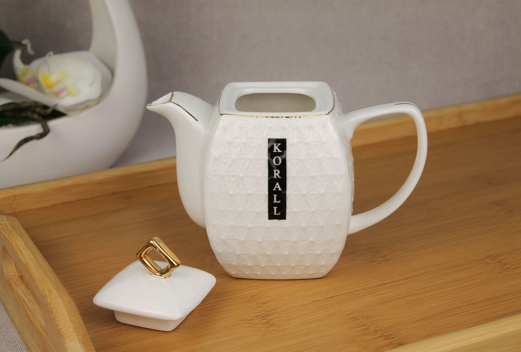 Чайник 550мл ф.квадрат.снежная королева/з керамика арт. CS406616-A