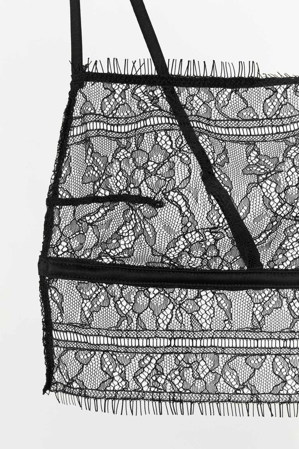 LACE BANDEAU BRALETTE - Zara фото 6